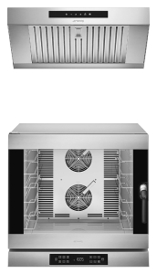 ПЕЧЬ КОНВЕКЦИОННАЯ С ВЫТЯЖНЫМ ЗОНТОМ SMEG ALFA625E1HDS+ K4610X