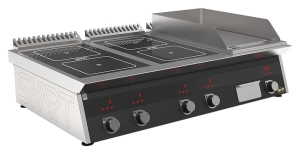 ПЛИТА ИНДУКЦИОННАЯ КОМБИНИРОВАННАЯ SMART INDUCTION K96-3KRB (С ГРИЛЕМ)