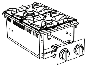 ПЛИТА ГАЗОВАЯ ВСТРАИВАЕМАЯ APACH SLDIG7RG4