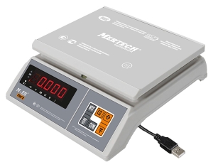 ВЕСЫ НАСТОЛЬНЫЕ MERTECH M-ER 326 AFU-6.01 