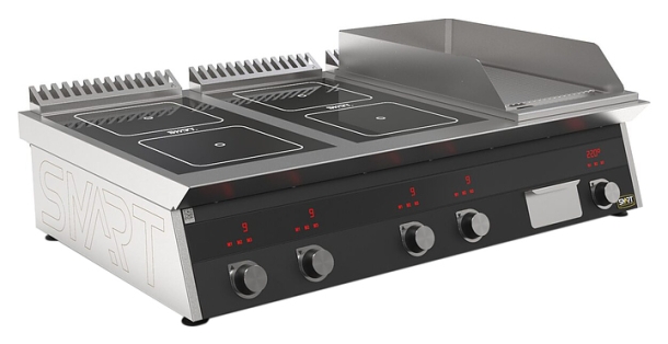 ПЛИТА ИНДУКЦИОННАЯ КОМБИНИРОВАННАЯ SMART INDUCTION K96-3KRB (С ГРИЛЕМ)