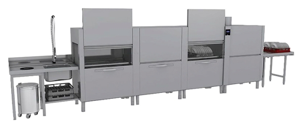 МАШИНА ПОСУДОМОЕЧНАЯ КОНВЕЙЕРНАЯ APACH CHEF LINE LTTT270 PWMRHD