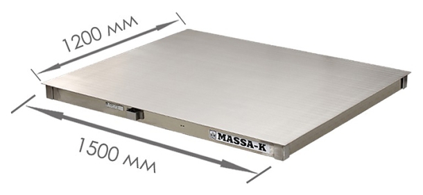 ВЕСЫ НАПОЛЬНЫЕ МАССА-К 4D-PM.S-15/12-3000-AB (RUEW)