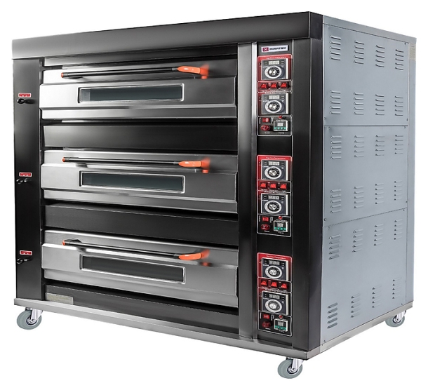 ПЕЧЬ ХЛЕБОПЕКАРНАЯ MIRATEK BK-39E + КАМЕННЫЙ ПОД (3 ЯРУСА) + ПАРОУВЛАЖНЕНИЕ