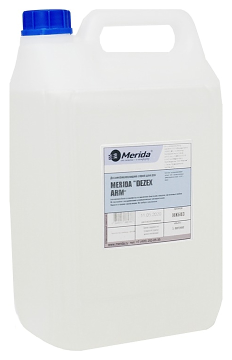 СПРЕЙ ДЕЗИНФИЦИРУЮЩИЙ ДЛЯ РУК MERIDA DEZEX ARM MK603, 5 Л