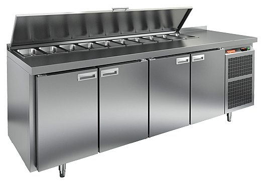 СТОЛ ДЛЯ САЛАТОВ HICOLD SL1-1111GN (1/3) С КРЫШКОЙ